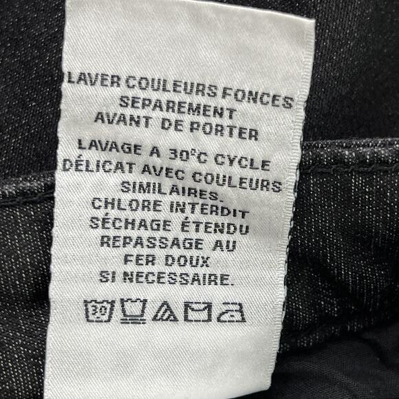 Joe's Jeans The Brixton Straight Narrow Size 18 Black New With Tags - Picture 9 of 15